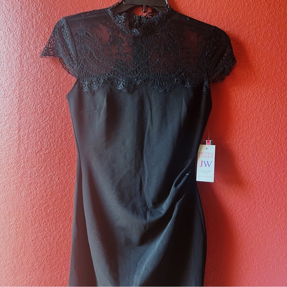 Lipstick London Dresses & Skirts - NWT High Neck Lace Sheath Dress